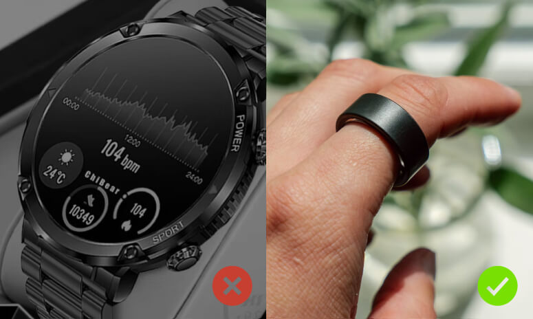 Comparison Smartwatch vs Smart Ring
